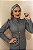 TURBANTE FAIXA CINZA - Imagem 1