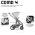 Carrinho Como 4 Woven Grey - ABC Design - Imagem 9