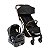 Carrinho EVA 2 Travel System Essential Black Champagne (com Bebê Conforto) - Maxi Cosi - Imagem 1