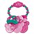 Mordedor com gel cool rings Rosa - Multikids Baby - Imagem 1