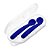 Kit Duas Colheres de Silicone First Bites Azul - Multikids - Imagem 2