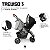 Carrinho Treviso 3  Woven Grey - Kit (Bebê Conforto + Adaptadores) - ABC Design - Imagem 3