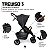 Carrinho Treviso 3 Woven Black - ABC Design PRONTA ENTREGA - Imagem 6
