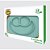 Prato com divisórias em silicone antiderrapante - Verde Água - Imagem 1