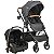 Carrinho Cosmos Travel System com bebê conforto Melange Preto - Kiddo - Imagem 1