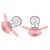 Chupeta Mam Perfect Embalagem Dupla Rosa - 0 a 6 meses - Imagem 2