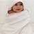 Toalha de banho Comfort Power Sec ultra macia branco e rosa - Laço Bebê - Imagem 3
