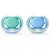 Chupeta Ultra Air Dupla Azul 0 - 6 meses - Avent - Imagem 1