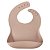Babador de silicone com bolso Bubble Beige - MINIKOIOI - Imagem 1