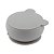 Bowl em Silicone e Sucção com Tampa Cinza Powder Grey -Minikoioi - Imagem 1