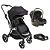 Trio Carrinho Nomad Travel System Bebê conforto + Base (Preto) - Kiddo - Imagem 1