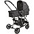 Carrinho Travel System Prima Melange Preto com bebê conforto - Kiddo - Imagem 3