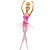 Boneca Barbie Bailarina Rosa - Mattel - Imagem 1