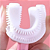Escova de Dente Infantil Formato de U 360º Fun Baby Rosa  - Powerdent - Imagem 2