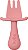 Kit Talheres em Silicone Rosa  15817 - Buba - Imagem 3