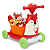 Triciclo Patinete Infantil Zoo Raposa - Skip Hop - Imagem 1