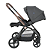 Carrinho de Bebê Mysa Black Satin -Chicco - Imagem 2