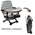 Cadeira de alimentação portátil Cloud Cinza Chevron - Premium Baby PRONTA ENTREGA - Imagem 2