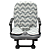 Cadeira de alimentação portátil Cloud Cinza Chevron - Premium Baby PRONTA ENTREGA - Imagem 6