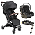 Trio Travel System Carrinho Sprint II Preto + Bebê conforto + Base Isofix - Kiddo - Imagem 1