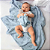 Manta para bebê em Soft Estrelinhas Azul - Buba - Imagem 2