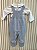 Jardineira Tricot Siena Azul com Body - Verive - Imagem 4