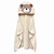 Toalha de Banho com Capuz Comfort Power Sec Urso Bege - Laço Bebê - Imagem 2