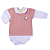 Saída de Maternidade Rosê com Branco 7 Peças - Sanches Baby - Imagem 3