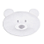Travesseiro Anatômico Urso Bordado Bege Off - Hug - Imagem 1