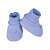 Sapato de Tricot Azul Celeste Liso - Sanches Baby - Imagem 2