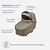 Trio Carrinho de bebê Oxford + Bebê conforto Pebble Pro 360 + Moisés Sense - Twillic Truffle - Maxi Cosi - Imagem 13