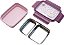 Bento Box Inox com Divisória Roxo Milky - Clingo - Imagem 3