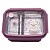 Bento Box Inox com Divisória Roxo Milky - Clingo - Imagem 1
