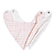 Babador Bandana Bordados Xadrez Rosa 2 unid - Papi - Imagem 2