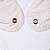 Babador Bandana Bordados Linho Bege 2 unid - Papi - Imagem 5