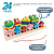 Brinquedo De Madeira Montessori Encaixe E Pesque Magnético - Pimpolho - Imagem 4