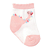 Kit Meia Bebê com 3 Pares Tam RN até nº 15 Dino Rosa - Pimpolho - Imagem 2