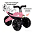 Triciclo Infantil de Equilíbrio Luz e Som 3 Rodas Rider Rosa - Kababy - Imagem 3