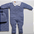 Kit Saída Maternidade ARGYLE LINKS Azul Jeans Indigo Blue 5 Peças - Arcobaleno - Imagem 4