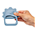 Mordedor Mãozinha em Silicone Azul - BUBA - Imagem 3