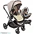 Carrinho Polux Trio Travel System Bege e Preto - Premium Baby - Imagem 11