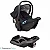 Carrinho Polux Trio Travel System Preto Gold - Premium Baby - Imagem 5