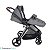 Carrinho Polux Trio Travel System Cinza Chrome - Premium Baby - Imagem 5