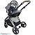 Carrinho Polux Trio Travel System Cinza Chrome - Premium Baby - Imagem 11