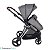 Carrinho Polux Trio Travel System Cinza Chrome - Premium Baby - Imagem 4