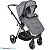 Carrinho Polux Trio Travel System Cinza Chrome - Premium Baby - Imagem 8