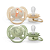 Chupeta Ultra Soft Dupla 0 a 6 meses Laranja e Verde - Avent - Imagem 2