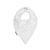 Babador Bandana Bamboo Branco - Laço Bebê - Imagem 1