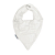 Babador Bandana Bamboo Offwhite - Laço Bebê - Imagem 1
