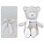 Kit Ursinho Com Mantinha Bege – Buba - Imagem 1